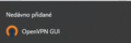 8. Najděte a spusťte aplikaci OpenVPN GUI.